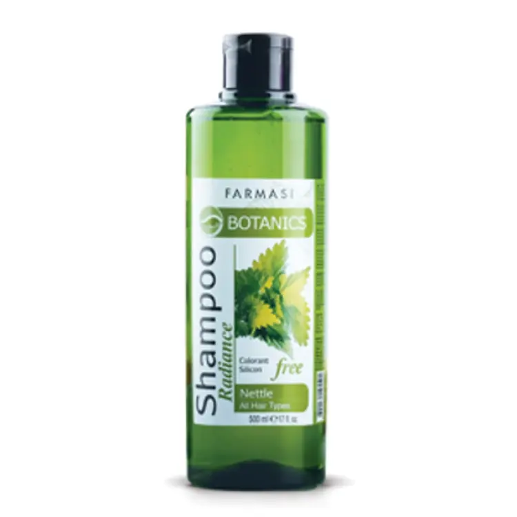 image of BOTANICS RADIANCE SHAMPOO WITH NETTLE EXTRACT 500 ML