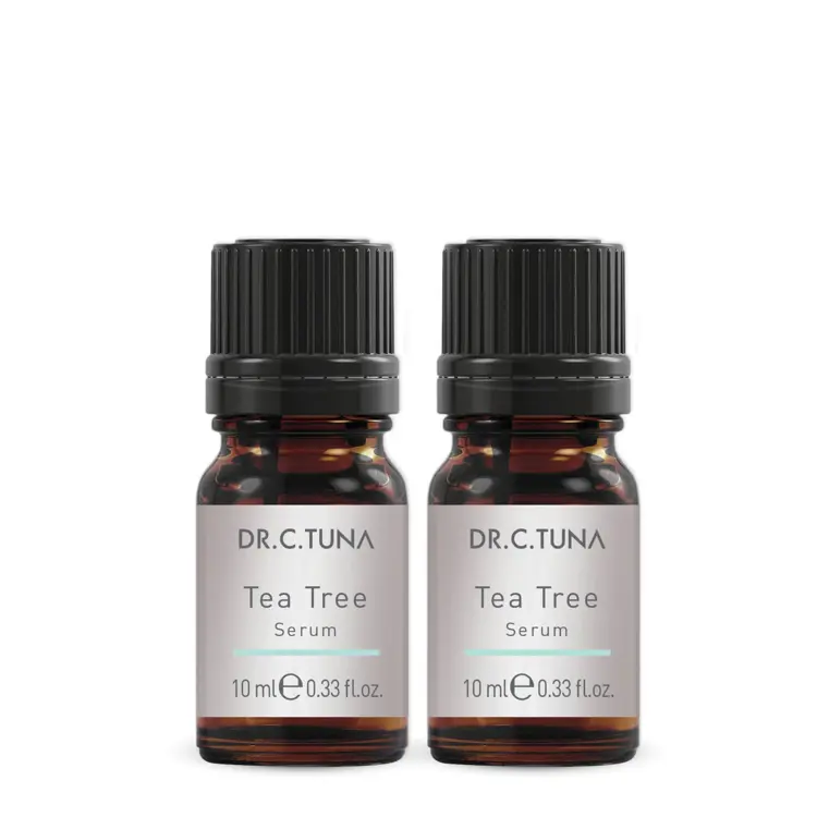 image of SET 2/1 TEA TREE SERUM 10 ML DR C TUNA BROWN